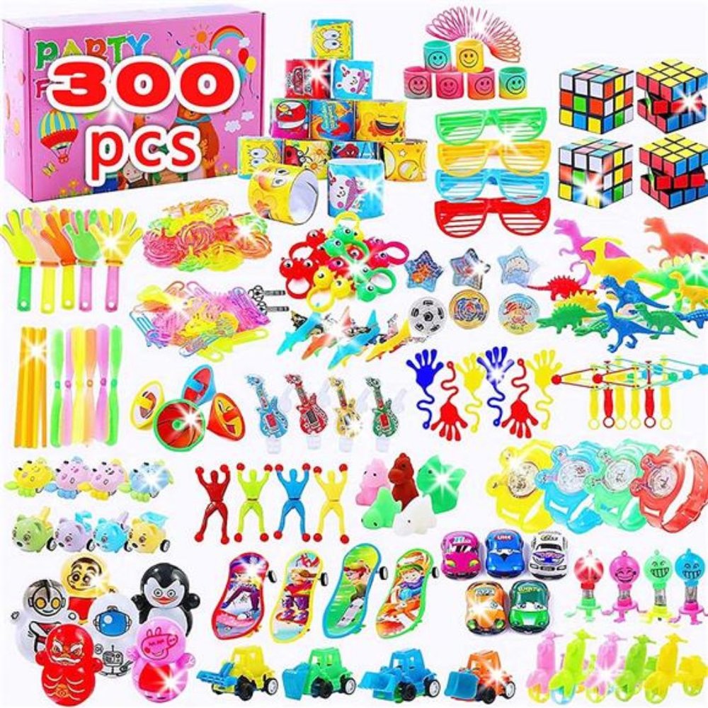 300 PCS Party Favors Toy Assortment for Kids, Valentines Day Gifts for Kids